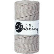 Bobbiny Macrame Cord 3 mm Pearl