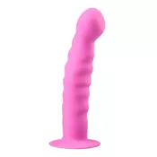 EasyToys Silicone Model Pink with Suction Base - Flexible Intimate Device ET200PNK