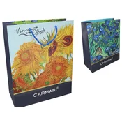 Carmani DARILNA VREČKA VAN GOGH PERUNIKE SONČNICE UMETNIŠKO DARILO