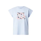 Pepe Jeans Majica CATALINA svetlo modra / oranžna / črna