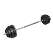 Set šipke za dvorucni uteg s plocama 60 kg