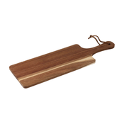 AtmoWood Akacijeva deska za rezanje z ročajem 38 x 11 cm