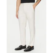 Michael Kors Hlače na rob MK0SP01067 Écru Regular Fit