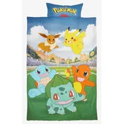 Dec?i set posteljine Aurora Pokemon, 2024 140x200, plavi