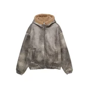 Pull&Bear Prehodna jakna STWD temno siva/greige