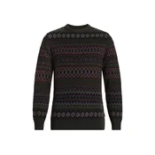 Barbour Pulover siva/oliva/temno oranžna/rubin rdeča
