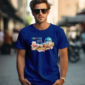 Camiseta Majica sa štampanim printom Cam 270, Muška, Indigo