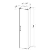 Aquaestil ARWEN kolona 35x160 1 vrata - Aquaestil - 35 x 30 x 160 cm - Kamen siva*** moguce naruciti i u drugim bojama (cijene na upit)