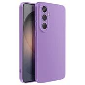 AVIZAR Mehak silikonski ovitek za Galaxy S26 Plus z ojačanim blokom kamere, Vijolična, (5000275323)