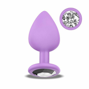 Latetobed Analni čep s kristalom Afterdark Sparkly - S (R900227)
