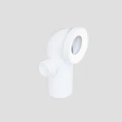 58 105 01 0000: WC priključno koleno SANIT 90° fi: 110 z levim priključkom, alpsko belo