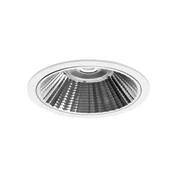BRUMBERG Apollo Midi, brušen, okrogel, DALI, 3.000 K, bel - Študija/pisarna - Sodobni - bela - Aluminij