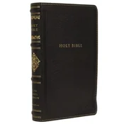 KJV, Personal Size Reference Bible, Sovereign Collection, Leathersoft, Black, Red Letter, Comfort Print