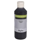 Rayher. Akrilna barva za zunanjo uporabo, črna, 250ml