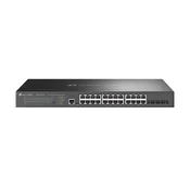 TP-Link JetStream TL-SG3428XPP-M2 mrežno stikalo Upravljano L2+ 2.5G Ethernet (100/1000/2500) Power over Ethernet (PoE) 1U Črna