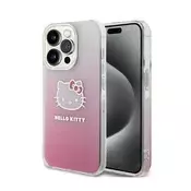 HELLO KITTY Hello Kitty IML Gradient Electrop Kitty Head - Ohišje za iPhone 15 Pro (roza)