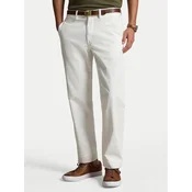 Polo Ralph Lauren Hlače iz tkanine 710690138059 Bela Regular Fit