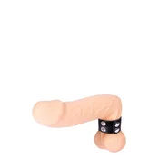 Prsten za penis Mens, 2 dugmeta, Crni