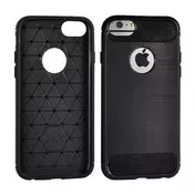 Silikonski ovitek za iPhone 6/iPhone 7/iPhone 8 - mat carbon črn