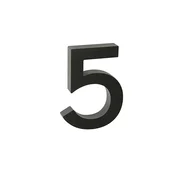 AKCIJA Hišna številka RICHTER 3D (mat črna) - 5, 5, RICHTER Mat črna