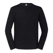 Black Iconic 195 Ringspun Premium Fruit of the Loom T-shirt