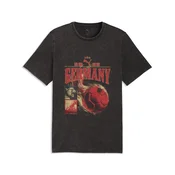 PUMA Fanpack 90s Tee Relaxed Men, Football, Black/Matte Gold, S