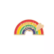 shumee Kovinska značka ponosa LGBTQ - mavrica