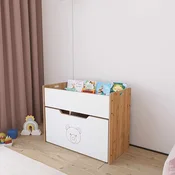 Hanah Home Polica za knjige, 70x55x35cm, Bela