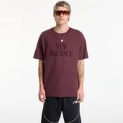 Majice New Balance Athletics Flocked Logo T-Shirt Cherry Leather L