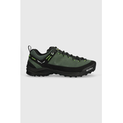 Cipele Salewa Wildfire Leather za muškarce, boja: zelena