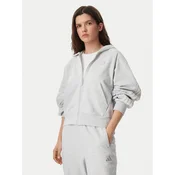 adidas Jopa Kit 3-Stripes Full Zip Hoodie KV9879 Siva Regular Fit