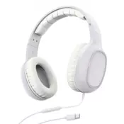 Hama slušalke USB-C z mikrofonom Fun C, zaprte, bele