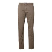SELECTED HOMME Chino hlače MILES FLEX, rjava