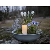 Northix LED NAGROBNA LUČ SERENE/10 cm/Časovnik/Senzor/Baterija