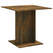 MAISON CHIC Jedilna miza - Kuhinjska miza - Jedilni stol dimljeni hrast 80x80x75 cm inženirski les, (21715108)