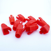 DATACOM pokrovček za RJ45 (CAT6A, CAT7), rdeč (10 kosov)