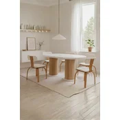 HANAH HOME Set Trpezarijski sto i 6 stolica Bohemian Round London 7