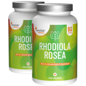 Essentials Rhodiola Rosea, visok odmerek - vegansko, 180 kapsul