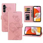 Infostyle Preklopni ovitek za Samsung Galaxy A16 – roza srce