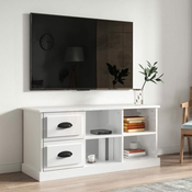 TV ormaric sjajni bijeli 102x35,5x47,5 cm konstruirano drvo