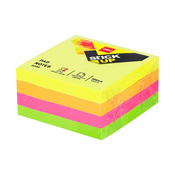 Samolepilna kocka Neon 76X76mm, 400 lističev