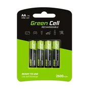 Green Cell Baterije AA (R6) 2600mAh, 4 kos