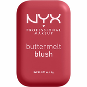 NYX Professional Makeup Buttermelt Blush puder- rumenilo nijansa 10 Back and Butta 5 g