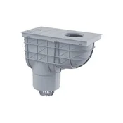 Enpro Sifon za strešni odtok Roof drain trap straight DN O 125 mm, gray