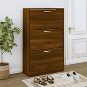 Ormaric za cipele boja hrasta 63x24x103 cm konstruirano drvo