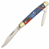 Hen & Rooster Pen Knife Star Spangle Banner