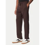 KARL LAGERFELD Spodnji del trenirke 705012 564902 Temno rjava Regular Fit