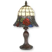 Casa Padrino luxury Tiffany stool lamp multicolored A� 19.5 x H. 37 cm - Tiffany table lamp - Tiffany desk lamp - Tiffany lights - Luxury lights - Luxury interior