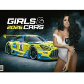 Koledar stenski girls & cars 2026 ROKOVNIK&KOLEDAR