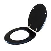 WC daska, lakirani medijapan, dezen CRNA, inox šarke